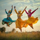 festive track merging bhangra percussion with dynamic harmonies