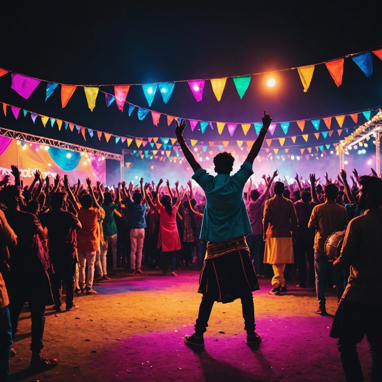 This track blends the vibrant, high energy rhythms of traditional punjabi bhangra with contemporary electronic beats, creating a powerful dance number that transcends cultural boundaries. The use of authentic dhol alongside modern synthesizers provides a musical bridge between the old and the new, perfect for high energy dance environments or cultural celebrations.