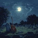 slow, eerie guitar notes summon a foreboding, dark atmosphere