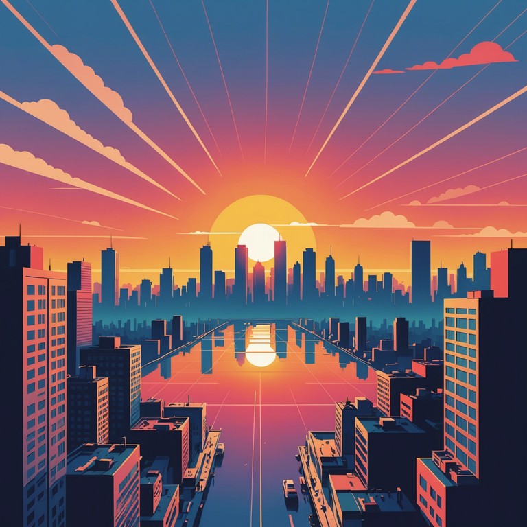 Imagine a song that captures the essence of a bright, sunshine filled morning that fills you with energy and hope. Perfect for setting a positive tone to start the day, this cheerful composition is heavily inspired by the vibrant energy of japanese anime openings. Instruments include bright, lively synthesizer runs, and dynamic drum beats, creating an optimistic and youthful atmosphere.