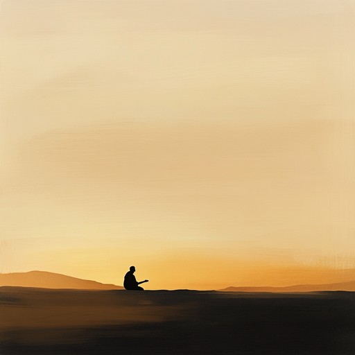 Envision a gentle acoustic track that echoes the serene sunsets of the western desert. As the sun dips below the horizon, casting a warm glow over the vast expanse, the soft guitar notes create a tranquil atmosphere. This smooth instrumental piece captures the essence of a calm desert evening, evoking a sense of peace and nostalgia.