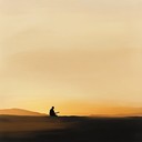 gentle acoustic track reflecting serene western desert sunsets