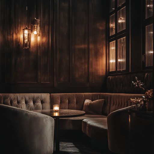 A hauntingly beautiful ambient piece with lush, whispery tones, perfect for a dreamy evening in a vintage lounge. Soft synths and gentle piano create an intimate setting, reminiscent of an elegant past. Immerse yourself in an ethereal experience under dim lights.