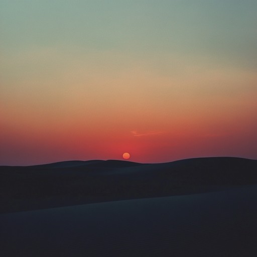 Evoking a quiet evening as the sun sets over the endless dunes, this instrumental piece weaves traditional middle eastern melodies with modern reflective textures. The slow and rhythmic strumming of the oud paired with ambient synths creates a contemplative soundscape perfect for introspection and meditation