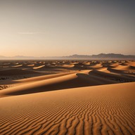 mysterious flute echoes over sand dunes