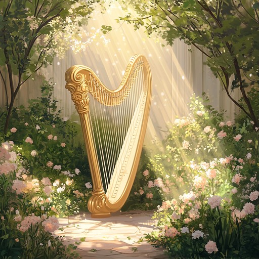 A delicate piece combining soothing harp melodies and gentle harmonies to create a sophisticated and tranquil atmosphere, perfect for relaxation and background ambiance.