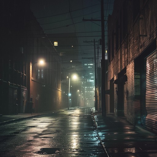 An instrumental track that conveys the feeling of wandering through a city's quiet streets late at night. The music combines a smooth blend of deep bass lines and airy synths to create a feeling of solitude and introspection