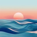 tranquil soundscape with soothing ocean and ambient harmonies