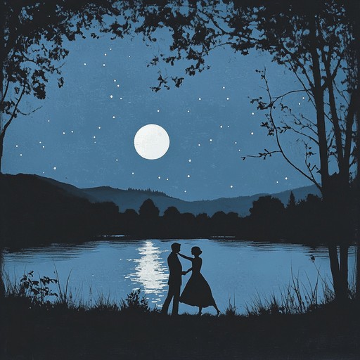 A lush and enchanting serenade featuring whimsical melodies that evoke a dreamy love story under the moonlight. The gentle sounds combine romantic harmonies with sweet, tender moments, reminiscent of a timeless romantic evening.