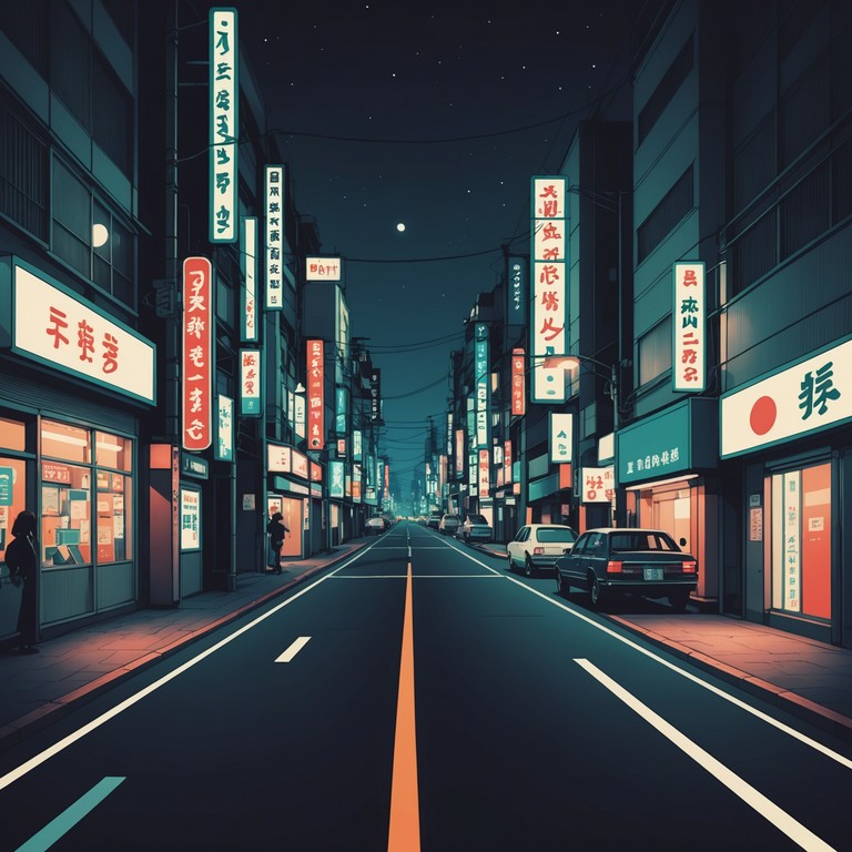 This track embodies the solitude experienced in the bustling yet isolated streets of tokyo. With subtle, soft beats and a deep, emotional undertone, it captures the paradox of being alone in a crowded city. The music slowly builds a narrative of walking alone, reflecting on personal thoughts amidst the city's night lights.