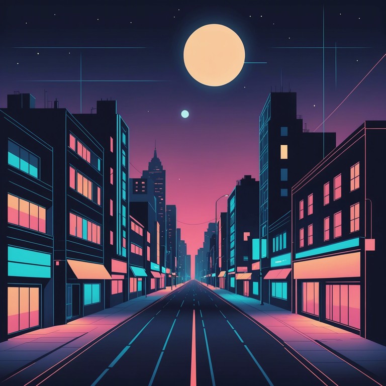 A softer alternative with less intense crescendos, focusing on the ambient side of electropop. The track paints an aural picture of late night walks under city lights, with layers of synthesized melodies that speak to the soul of the urban explorer.