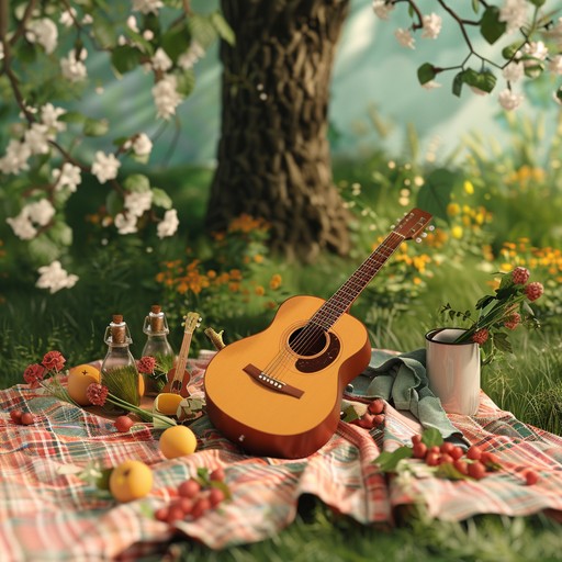 This composition brings to life the warmth and joy of a family gathering on a picturesque summer afternoon. Soft acoustic guitar strums create a relaxing atmosphere, perfect for celebrating special moments with loved ones, enveloped in the soothing sounds of nature and laughter.