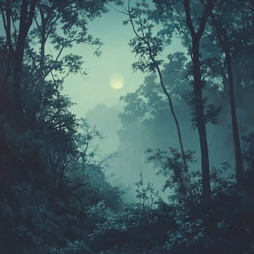 This instrumental piece evokes the ethereal beauty of a moonlit forest filled with soft, mysterious melodies. A gentle piano guides the listener through a serene, yet slightly eerie landscape, creating a tranquil atmosphere with an undercurrent of enigma