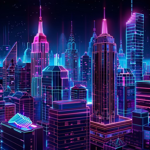 Dive into a shimmering world where lush synthesizers meet driving rhythms, creating an irresistible glamorous atmosphere. Perfect for a futuristic night out.