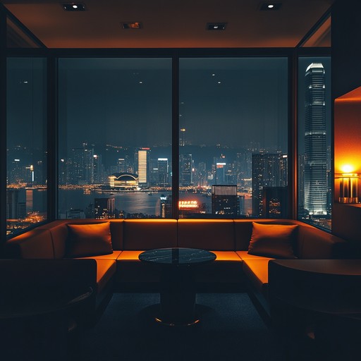 A soothing torch lounge piece that transports you to a calm night filled with the gentle hum of city life under a moonlit sky. This instrumental track is perfect for unwinding with a glass of your favorite drink, capturing the intimate and sophisticated atmosphere of a chic lounge. It softly caresses your ears with smooth melodies and soulful rhythms, creating an enveloping soundscape that soothes and relaxes.