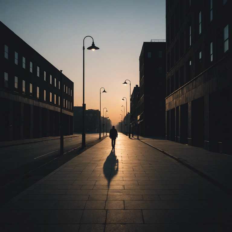 This track features a poignant solo piano piece, enveloping the listener in a haunting atmosphere of solitude and reflection. The music portrays a protagonist walking through the deserted lanes of a once bustling city, reminiscent of scenes from a melancholic anime storyline. Delicate yet profound, the composition explores themes of isolation and introspection, perfect for solitary evenings or reflective moments.