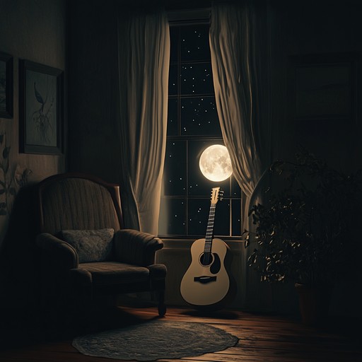 An instrumental track featuring gentle acoustic guitar melodies that evoke a peaceful, intimate atmosphere, perfect for quiet moments before sunrise.