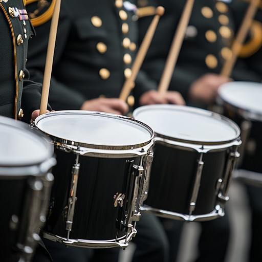 An energetic composition with driving percussion and stirring brass harmonies, embodying the courage and resolve of warriors marching to victory.