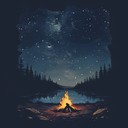 a nostalgic country instrumental capturing the warmth of gathering around a campfire under the stars