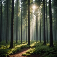 gentle tunes reflecting deep woodland tranquility