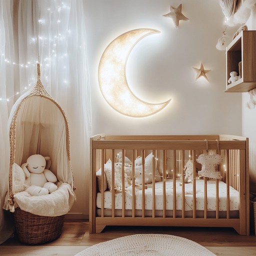 A gentle lullaby featuring soft, soothing melodies designed to calm and comfort. The tender notes weave a delicate musical tapestry that evokes a sense of warmth and nostalgia, perfect for lulling little ones to sleep under a dreamy moonlit sky.