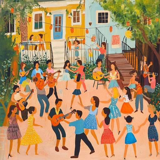 An infectious instrumental track that combines the smooth, danceable beats of new jack swing with celebratory and energizing elements reminiscent of summer block parties. Perfect for uplifting moods and creating a joyous atmosphere, this composition features a groovy bassline, dynamic percussion, and vibrant brass sections.