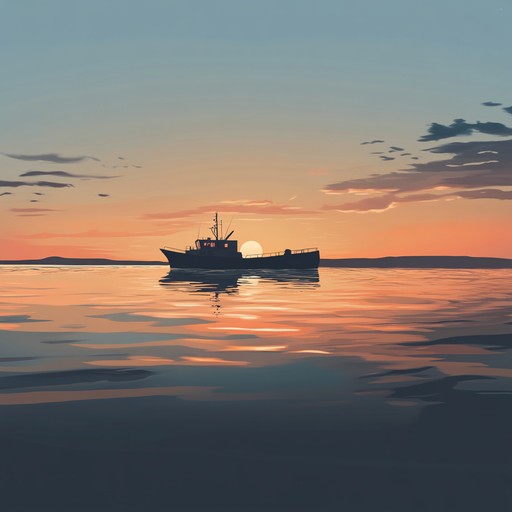 An evocative, tranquil instrumental inspired by the serene life of the russian navy in the baltic seas, featuring the soothing sound of an accordion and ambient natural sounds, creating a nostalgic maritime atmosphere.