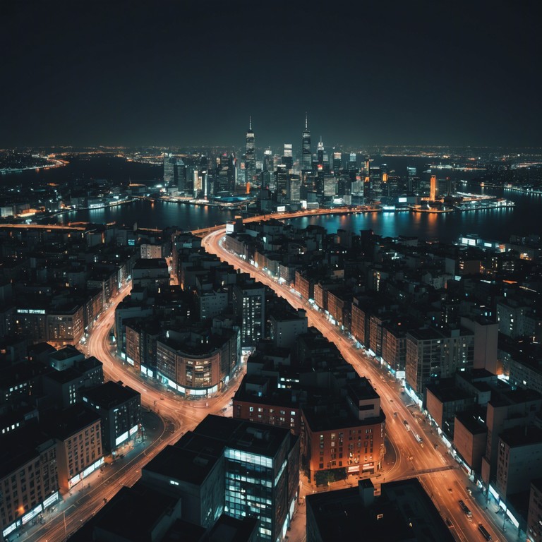 Dive deeper into the urban soundscape with 'midnight urban rhythms', an auditory companion that captures the essence of city life after dark. With a stronger focus on deep bass grooves and soaring synthetic melodies, this alternate version brings a heightened sensation of urban exploration. Let this track be your companion through the nocturnal adventures that await in the concrete jungle.