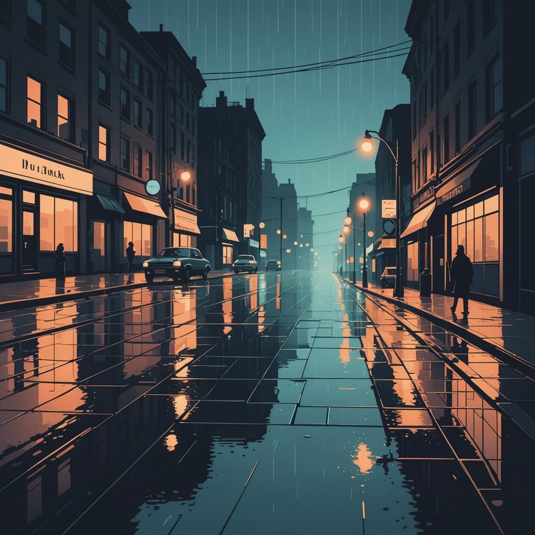 This instrumental track encapsulates the deep emotions of a misty, rainy evening through its slow and soul touching rhythms. Perfect for reflective moments, rainy twilight serenade employs a series of soft, emotive notes that echo the melancholy of solitude paired with a reminiscent joy. It is a beautiful narrative of quietude and contemplation expressed through the poignant sounds of the saxophone