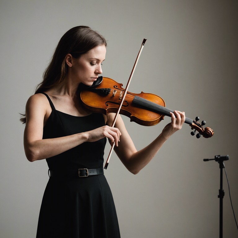 This alternative track maintains the elegance of a classical chamber piece while emphasizing a more pronounced seductive quality. The violin takes center stage, crafting melodies that speak directly to the soul’s deepest desires in a dance of allure and sophisticated charm under the moonlight.