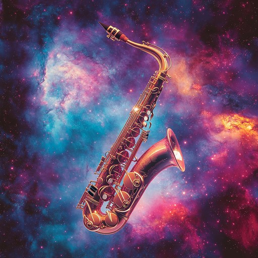 A seamless blend of ethereal jazz and psychedelic tones, creating an otherworldly atmosphere that feels like drifting among the stars. The saxophone leads with smooth and calming melodies that evoke introspection and tranquility.