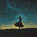 a calming dance groove blending ambient sounds and soft beats