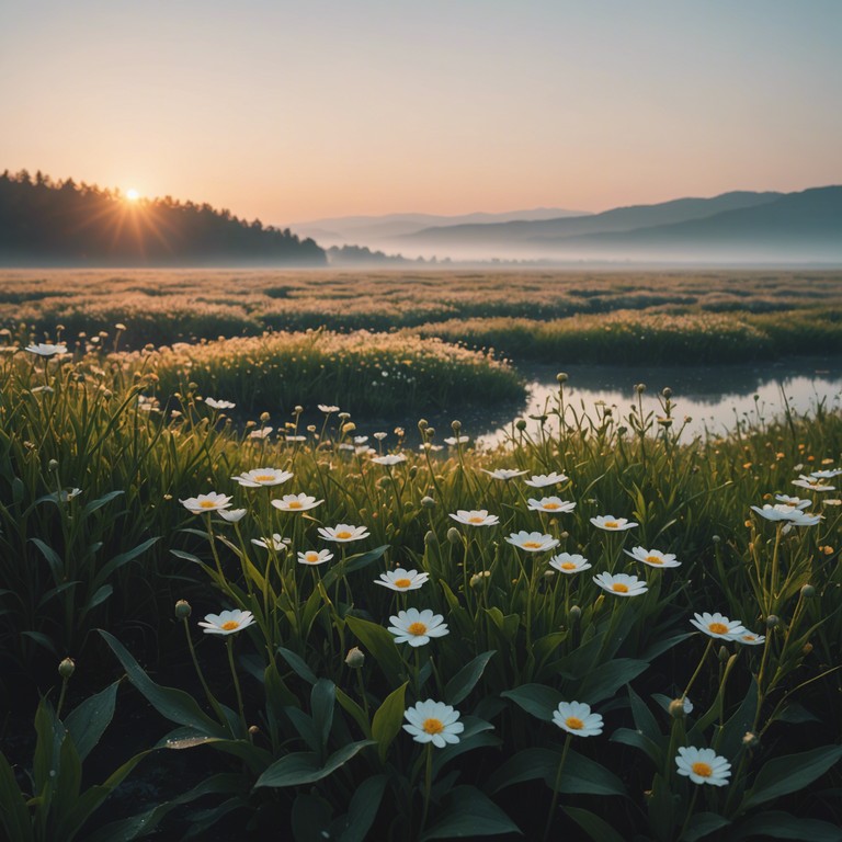 A delightful waltz that captures the essence of a fresh, hopeful morning with dew glistening under the early sun rays. Perfect for reflecting optimism and new beginnings.