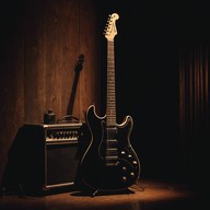 deep, soulful guitar solos over smoky rhythms