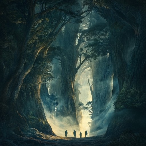 Venture into the heart of an ancient forest, where the trees whisper secrets and shadows dance with a life of their own. This instrumental track, embodied by haunting melodies and powerful rhythms, evokes the timeless essence of dark folk traditions. It transports listeners to a world where nature's beauty intertwines with an enigmatic, primal darkness, drawing them into a hypnotic, mystical experience.