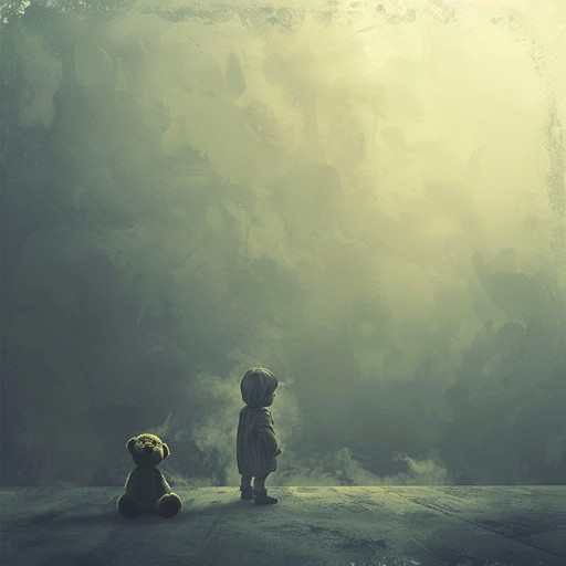 A gentle, emotional piano piece portraying the sorrow of a child losing a beloved toy, pulling at the heartstrings with its poignant, mellow notes. A gentle, emotional piano piece portraying the sorrow of a child losing a beloved toy, pulling at the heartstrings with its poignant, mellow notes.