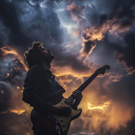 A heart wrenching instrumental track where sorrowful electric guitar solos blend with a commanding rhythm section to evoke a sense of longing and nostalgia. This piece navigates through various intensities, creating a dynamic that is both introspective and explosive.