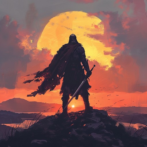 An epic orchestral composition filled with soaring brass, sweeping strings, and heroic percussion, conjuring images of grand victories and triumphant heroes returning home. This piece builds to a powerful climax that leaves listeners feeling inspired and invincible.