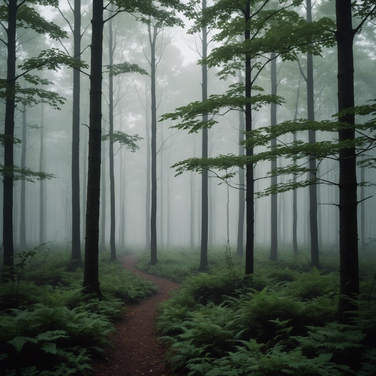 Echoes in the mist captures the essence of a serene dreamscape through gentle guitar plucks intertwined with bold, experimental rock undertones, offering a journey both soothing and stirring.
