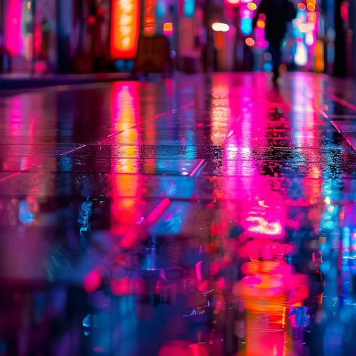 Immerse yourself in a mesmerizing journey through neon lit tokyo streets, as swirling synth lines and rhythmic beats create a hypnotic j pop soundscape that pulses with urban energy and dreamlike wonder.