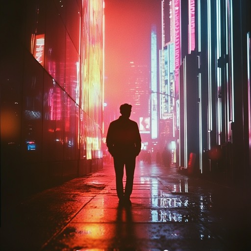 An instrumental piece that merges evocative 80s synth textures with driving beats, recreating the exhilaration of neon lit cityscapes at dusk. The track invites listeners to immerse themselves in a world of vibrant colors and limitless possibilities.