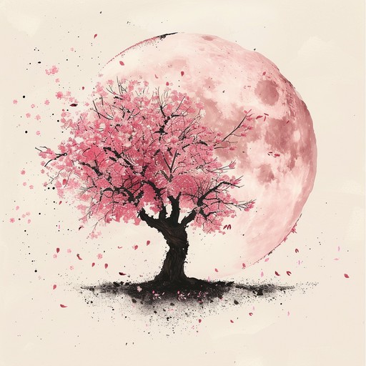 This track exudes the feeling of walking under blooming cherry blossoms during a serene spring morning in japan. The melody should be light and airy, with a playful yet nostalgic feel, incorporating traditional japanese instruments with a pop sensibility.