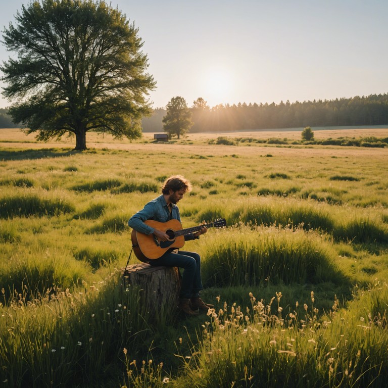 An instrumental track that encapsulates the essence of an empowering journey, driven by the deep and resonant sounds of an acoustic guitar. The guitar’s gentle yet compelling strums invoke the spirit of perseverance and vitality, taking the listener through an uplifting and robust narrative of overcoming adversity and echoing the resilience of the human spirit.