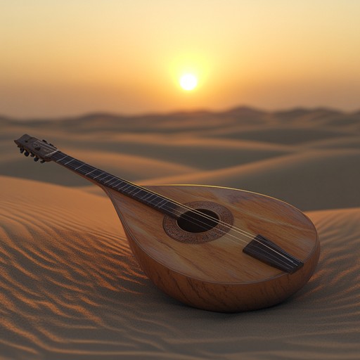 An exhilarating instrumental piece blending traditional oud melodies with lively percussion, evoking the joyful atmosphere of a desert celebration. The fusion of rhythms invites listeners to join in the energetic dance under the stars.