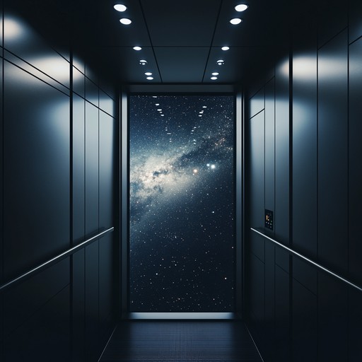 An upbeat instrumental muzak track that combines smooth jazz melodies with futuristic synthesizer sounds, creating a bold and refreshing atmosphere suitable for modern elevators and lobbies.