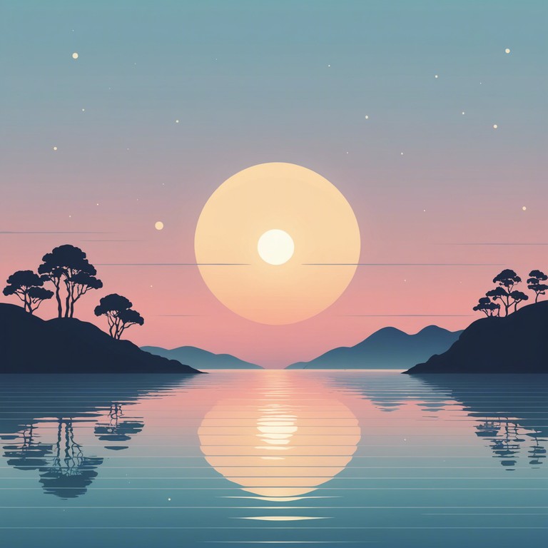 Embrace a slower pace with this ambient synthpop composition, where soft tones and a peaceful backdrop align to create an optimal environment for relaxation or meditation.