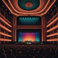 sweeping melodies echo through grand theater halls