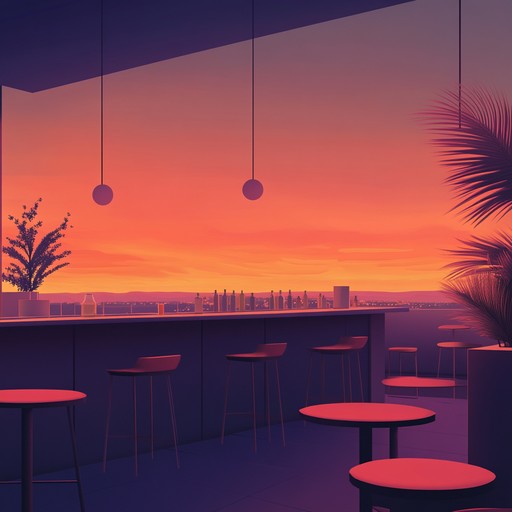 Imagine sitting in a rooftop bar overlooking a panoramic sunset, the sky filled with hues of orange, pink, and purple. The air is filled with an epic yet laid back instrumental tune that combines orchestral strings with lounge beats. Perfect for unwinding, this piece is both majestic and soothing, providing a sense of triumph and relaxation.