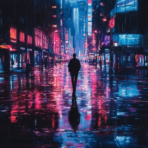 An instrumental drum and bass piece that explores the serene and vibrant moods of a city after dark. Combining smooth basslines, ambient melodies, and complex rhythms, it invites listeners to reflect and wander through urban landscapes.