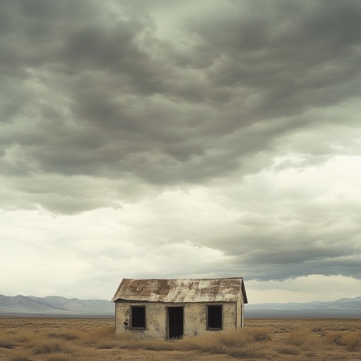 A menacing instrumental track that captures the essence of a lonely, desolate journey through the american desert. Utilizing traditional americana elements tinged with a sense of impending danger and eerie atmospheres, the piece builds tension through gritty guitar riffs, sinister melodies, and atmospheric soundscapes, evoking the feeling of a ghostly and abandoned highway at dusk.